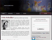 Tablet Screenshot of fritzscholder.com